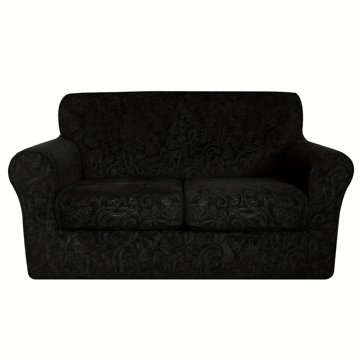 Housse de canapé extensible en polaire jacquard antidérapante à housses, housse posée