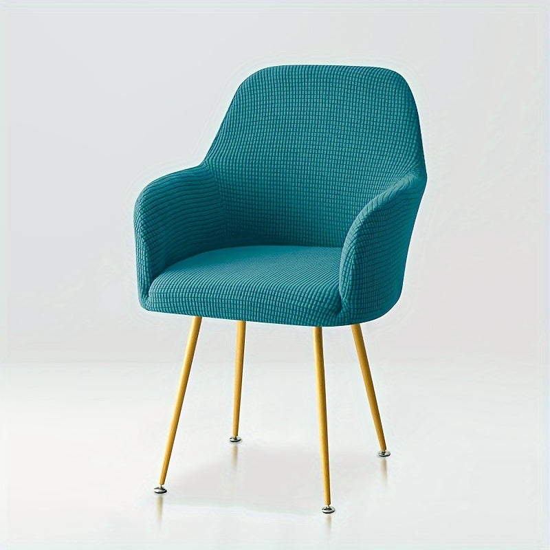 Housse de fauteuil extensible en polyester, vue de dos