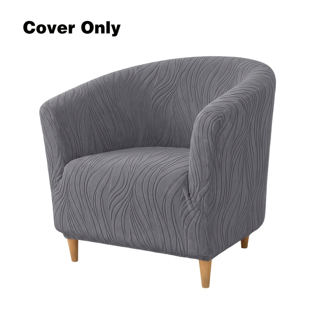 Housse de canapé extensible en polaire jacquard antidérapante pour fauteuil, détail de la finition