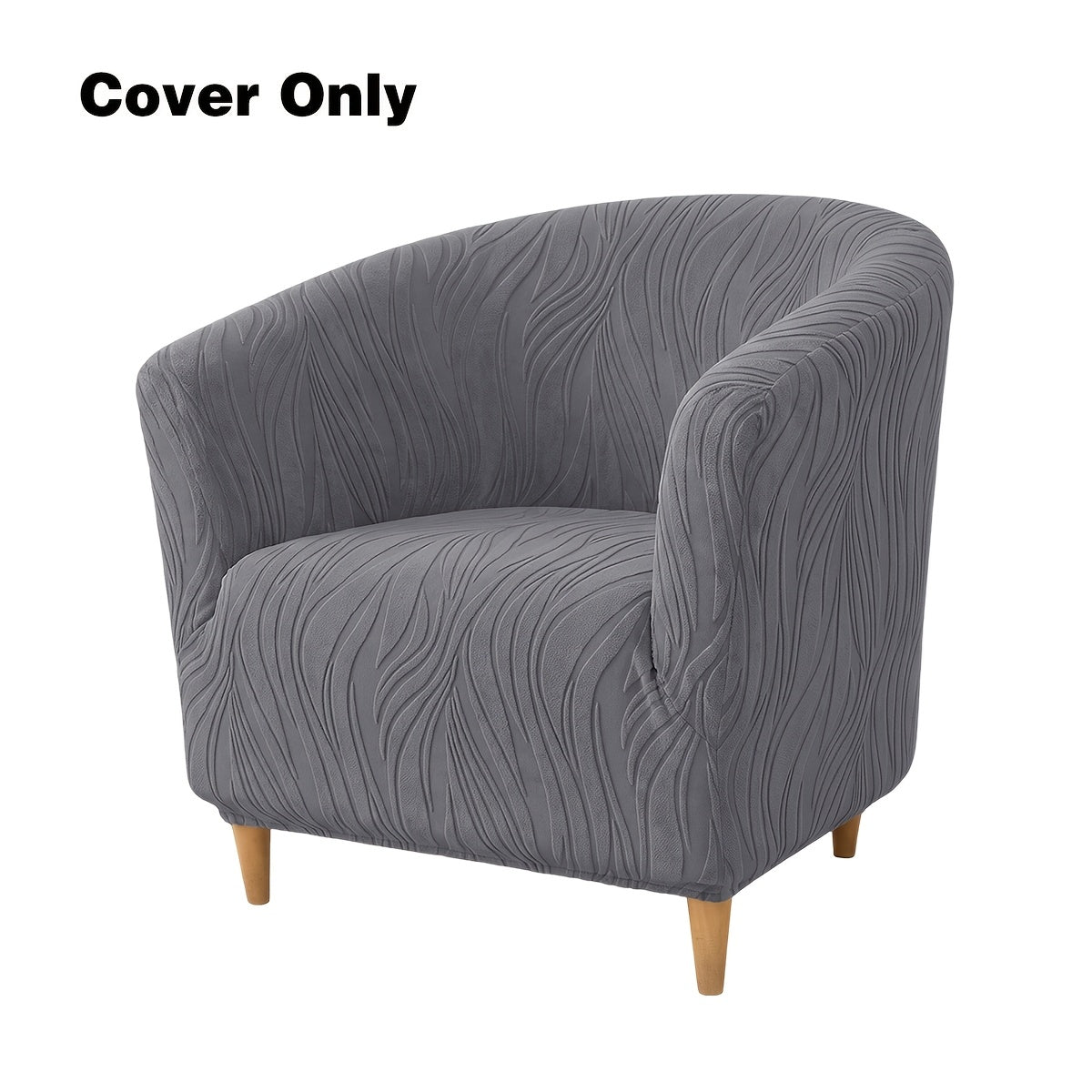 Housse de canapé extensible en polaire jacquard antidérapante pour fauteuil, détail de la finition
