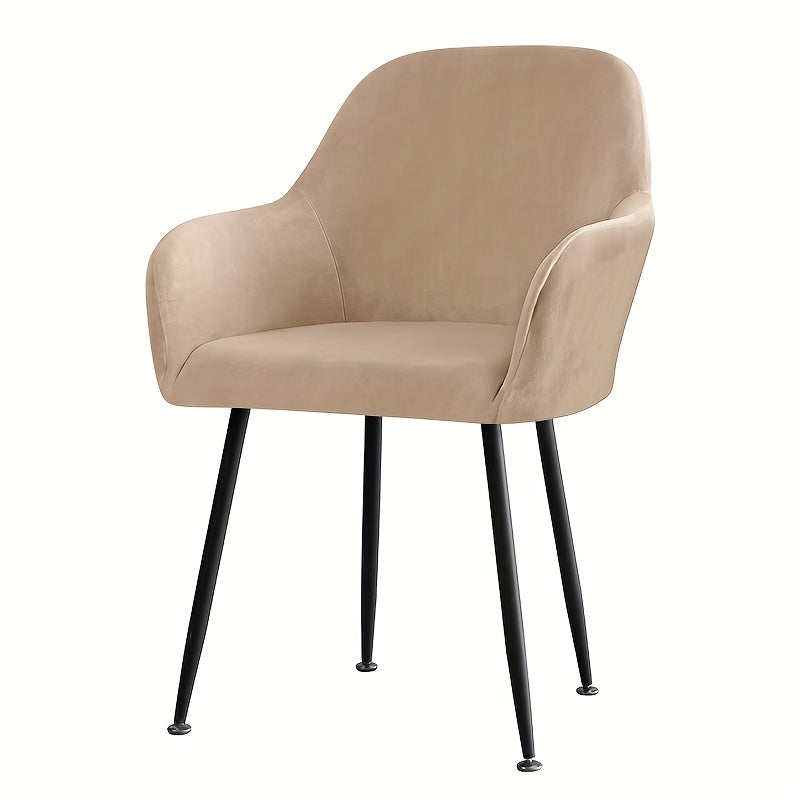 Housse de chaise épaisse extensible en velours, tissu de 200 à 250 g/m²