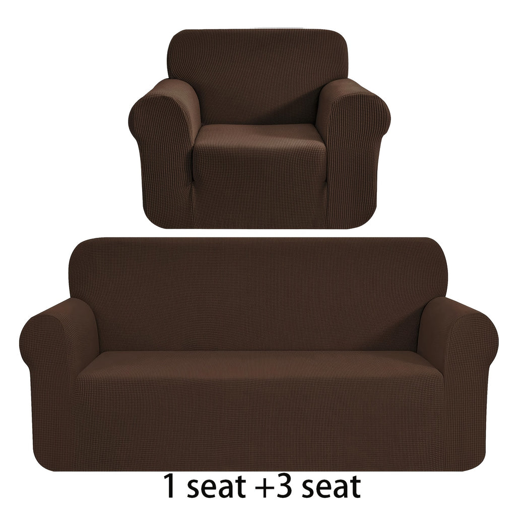 Housse de canapé extensible en polaire jacquard anti-griffes, autre coloris
