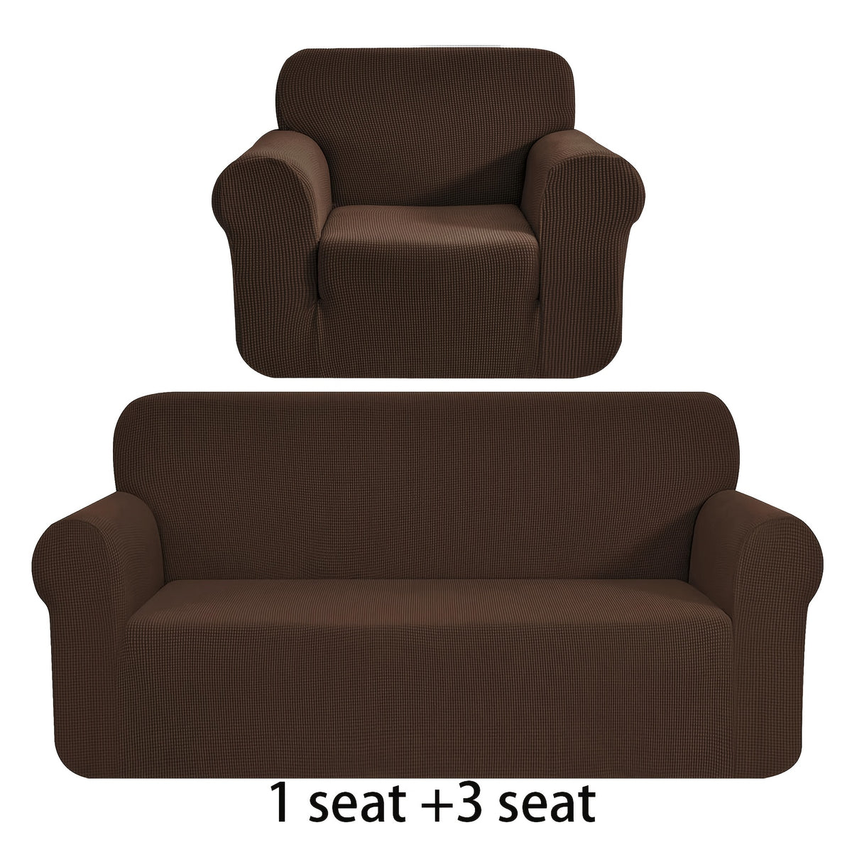Housse de canapé extensible en polaire jacquard anti-griffes, autre coloris