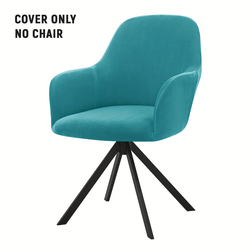 Housse de fauteuil extensible en velours, autre coloris