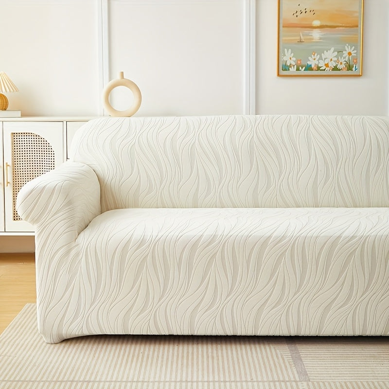 Housse de canapé extensible en tissu matelassé matelassée antidérapante