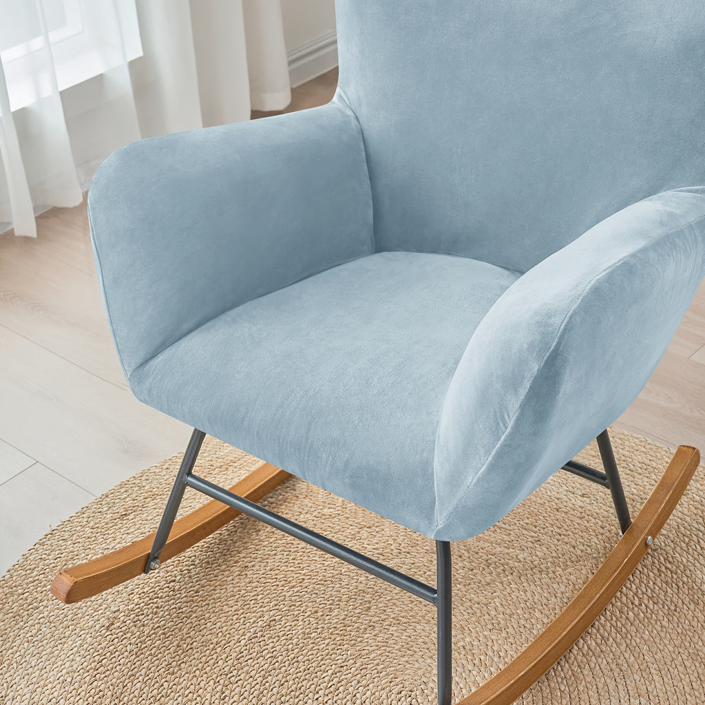 Housse de fauteuil extensible en velours pour fauteuil, visuel produit