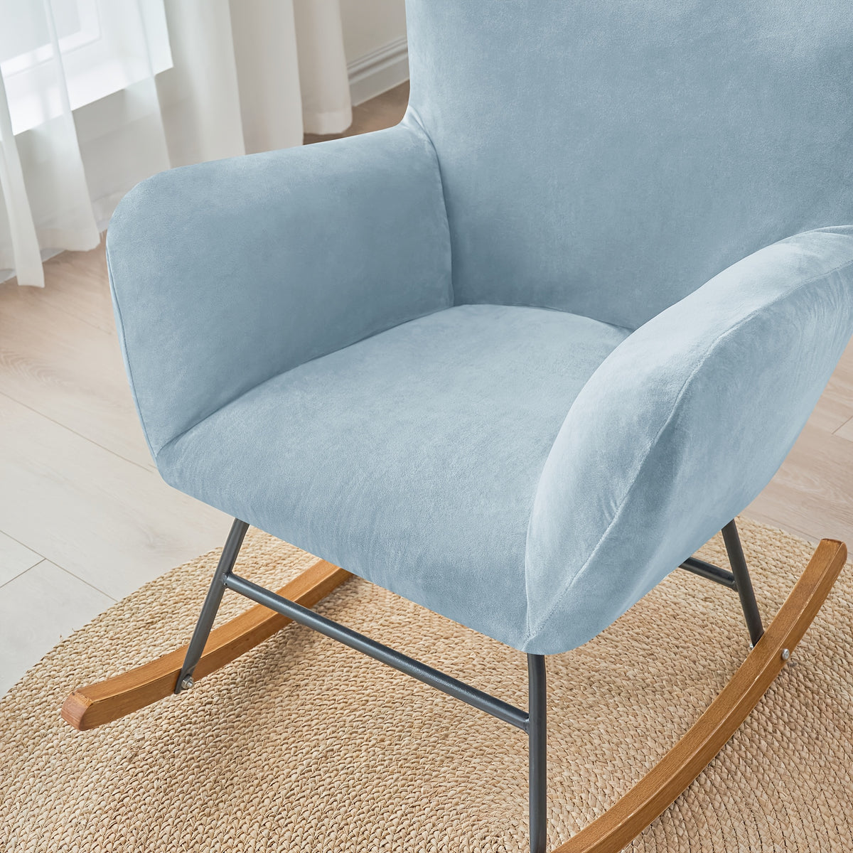 Housse de fauteuil extensible en velours pour fauteuil, visuel produit