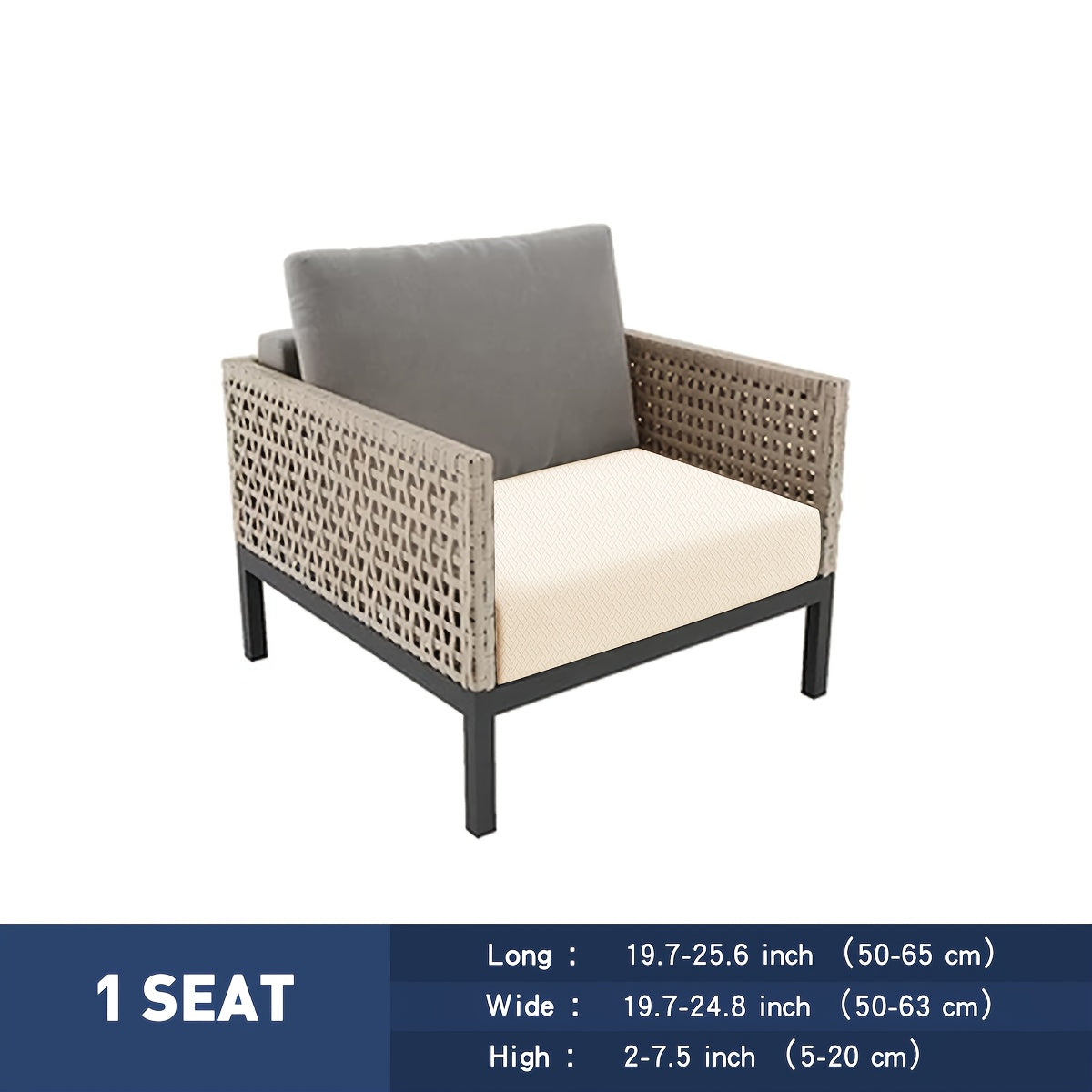 Housse de coussin extensible en polyester en T — détail de la matière : polyester Image