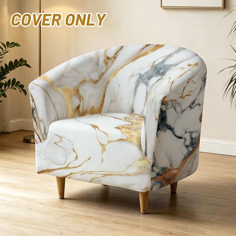 Housse de canapé légère extensible en fibre de lait matelassée à motif — détail de la matière : fibre de lait Image