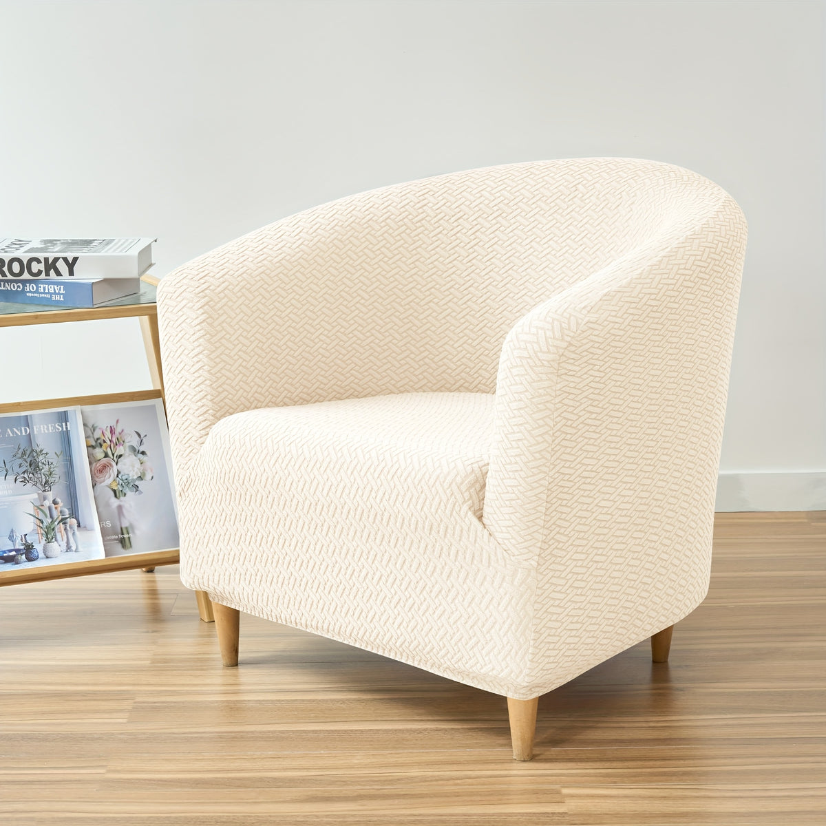 Housse de canapé extensible en polaire jacquard pour fauteuil Image