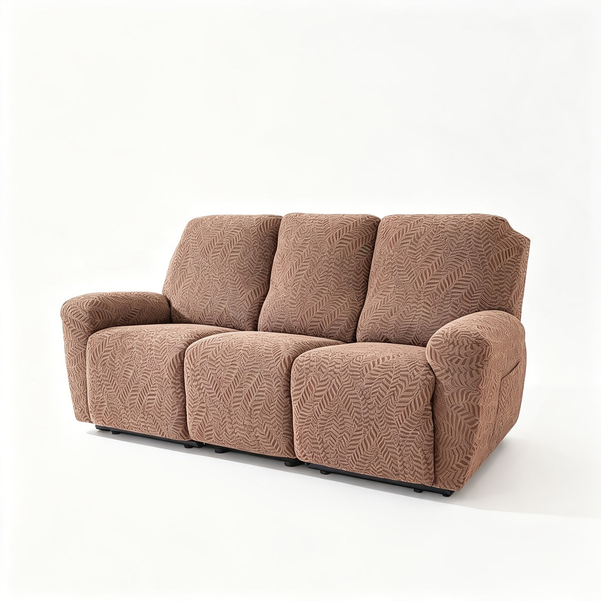 Housse de fauteuil extensible en polaire jacquard anti-griffes, autre coloris