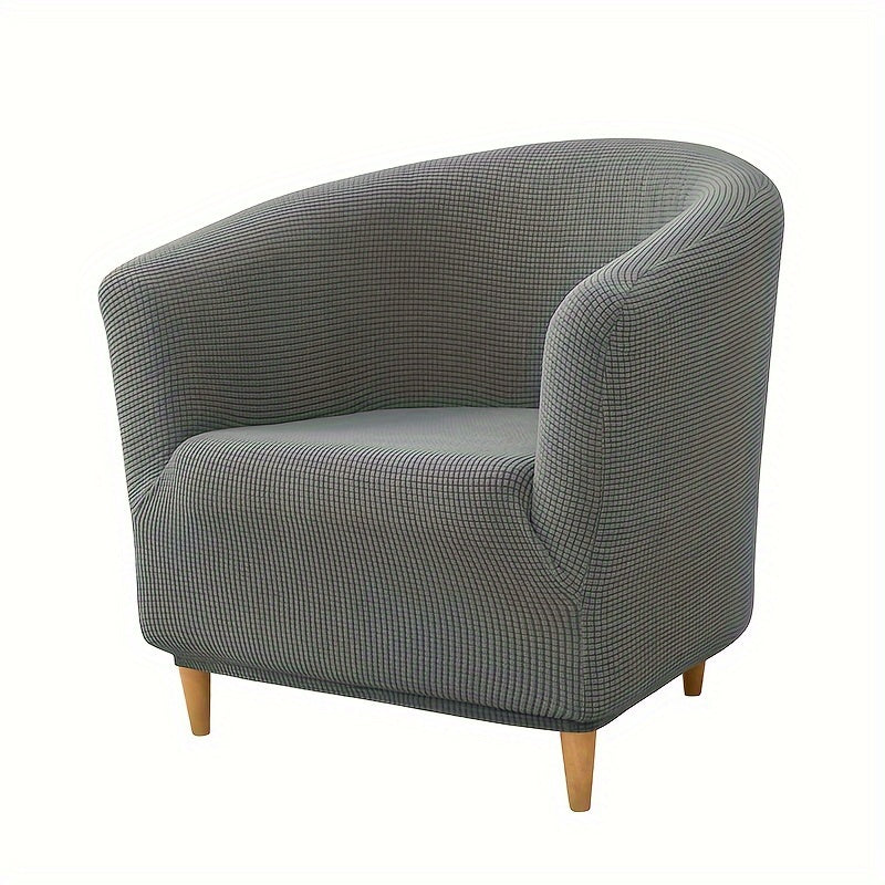 Housse de fauteuil épaisse extensible en polaire jacquard pour fauteuil, housse posée