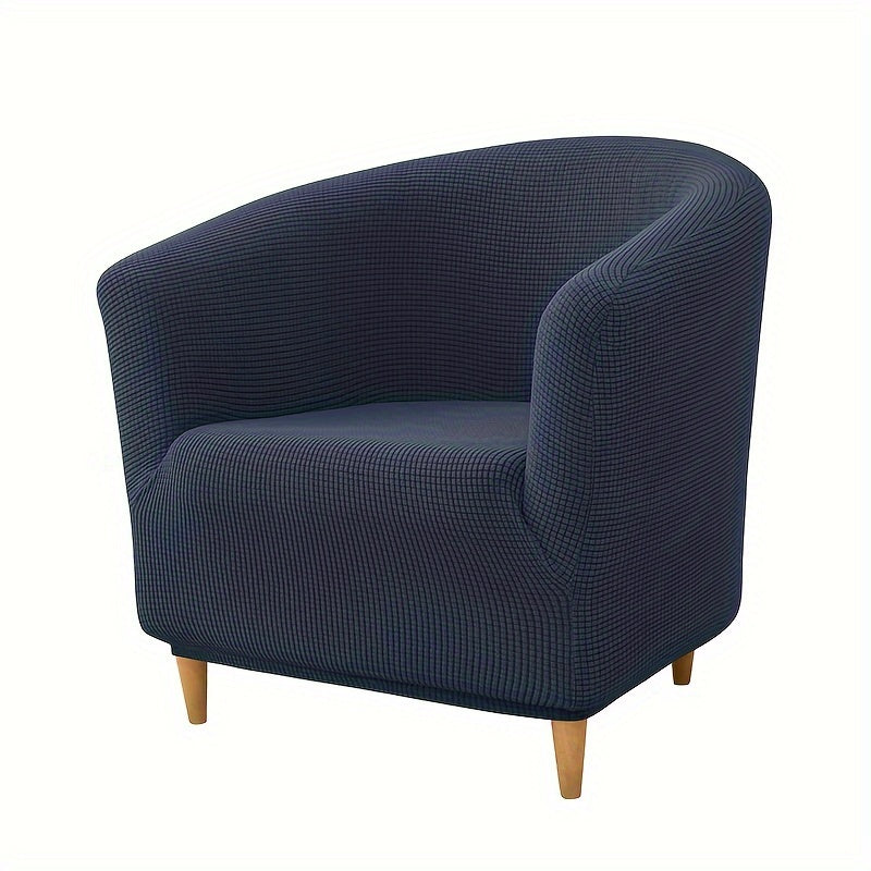 Housse de fauteuil épaisse extensible en polaire jacquard pour fauteuil, visuel produit