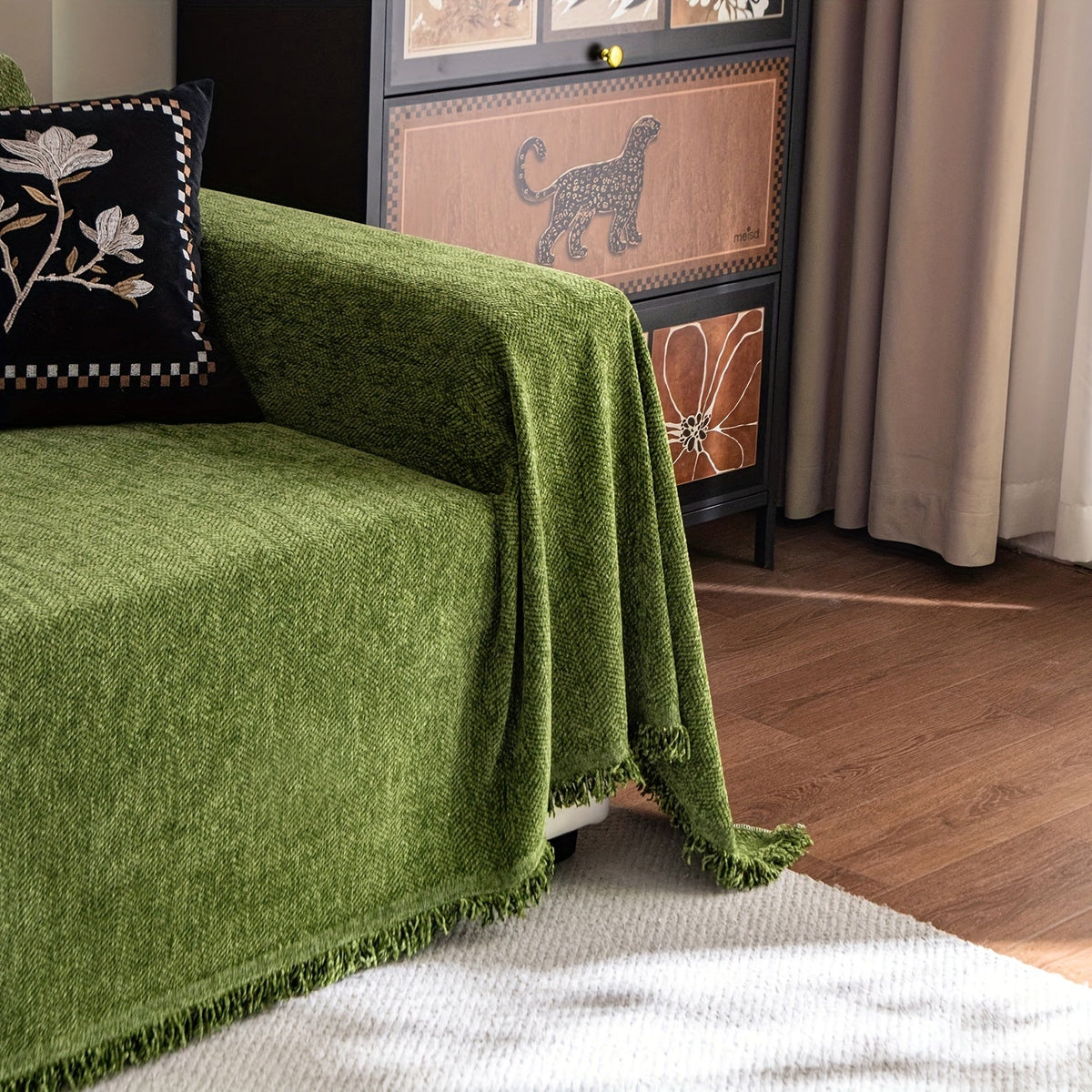 Housse de canapé à motif bohème, visuel produit