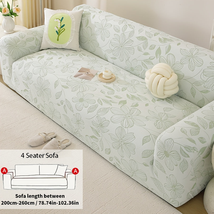 Housse de canapé extensible en polyester, vue d'ensemble