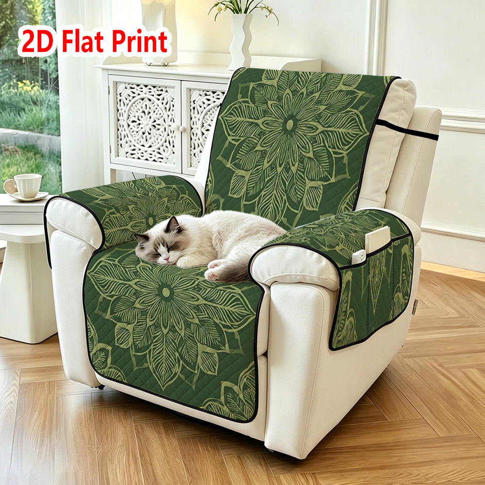 Housse de fauteuil imprimée, vue d'ensemble