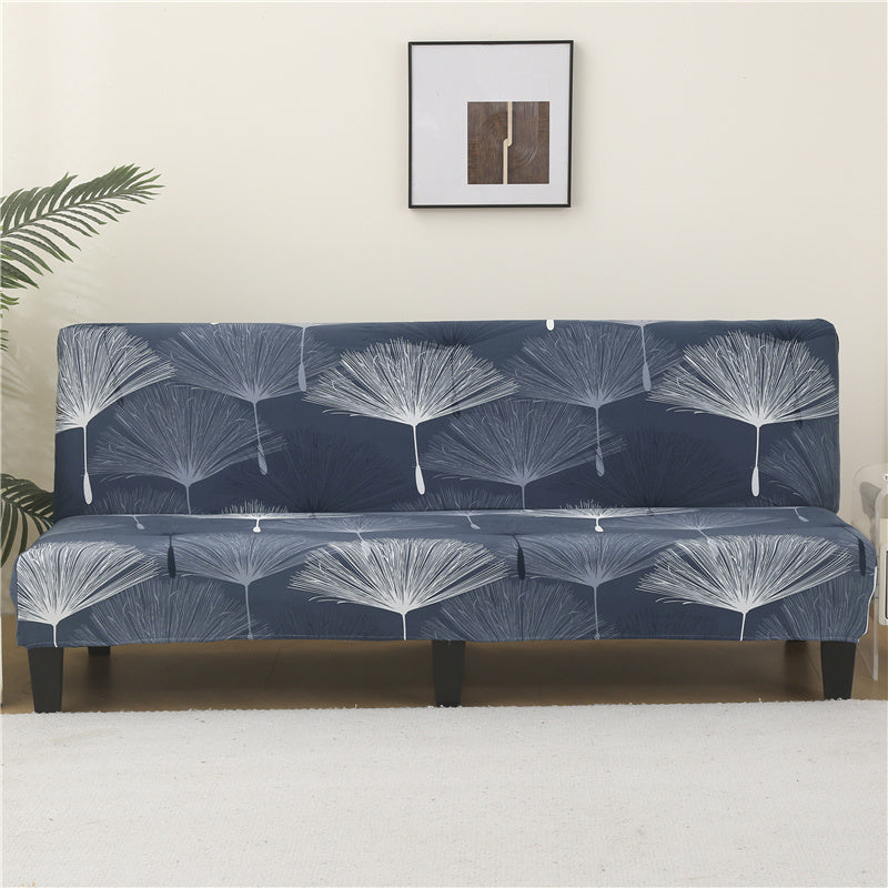 Housse de canapé légère en fibre de lait délavée sans accoudoirs, tissu de 100 à 120 g/m²