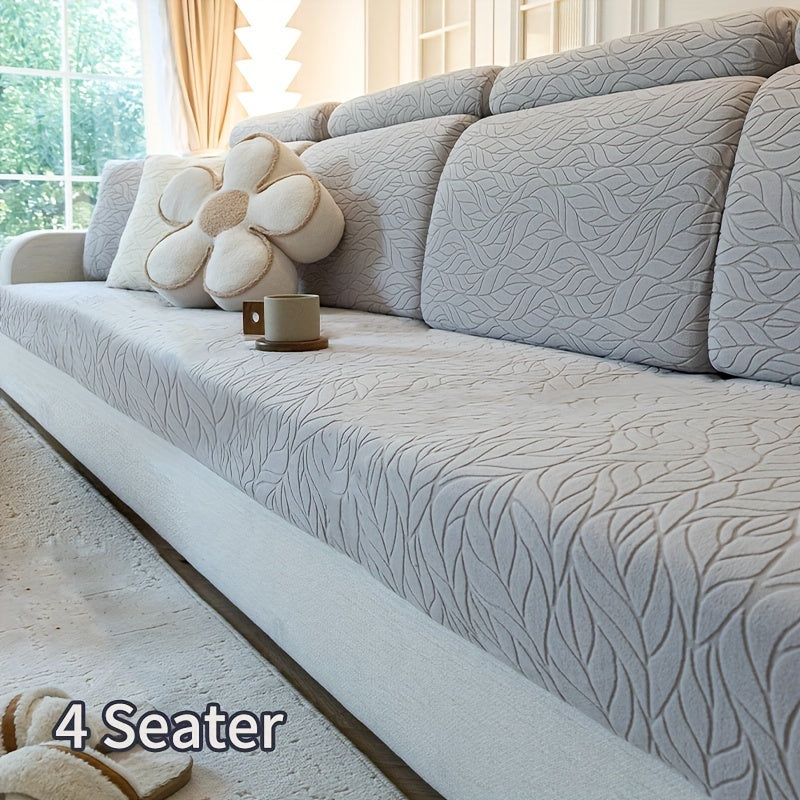 Housse de canapé extensible en polaire antidérapante, autre coloris
