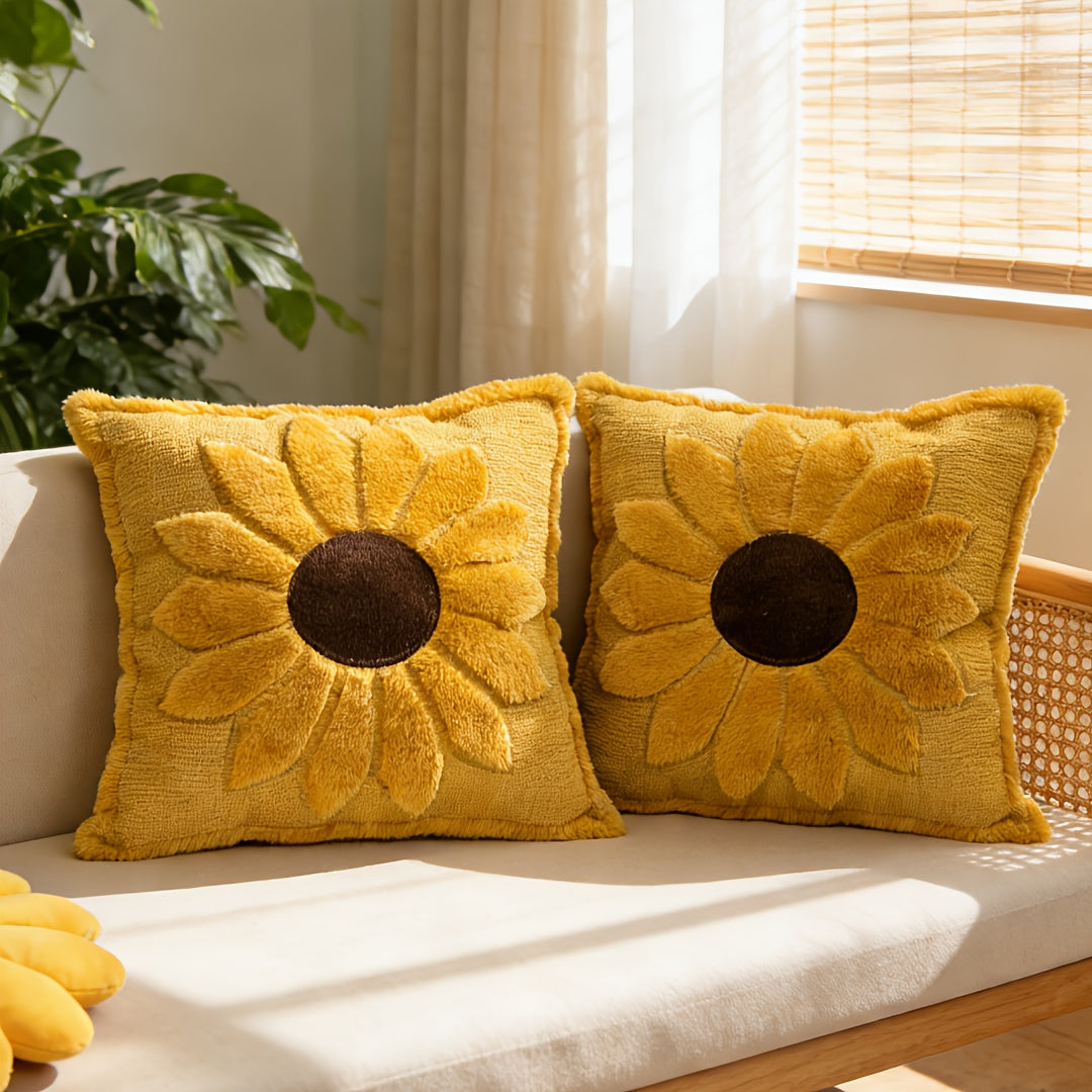 Housse de canapé matelassée à motif tournesol Image