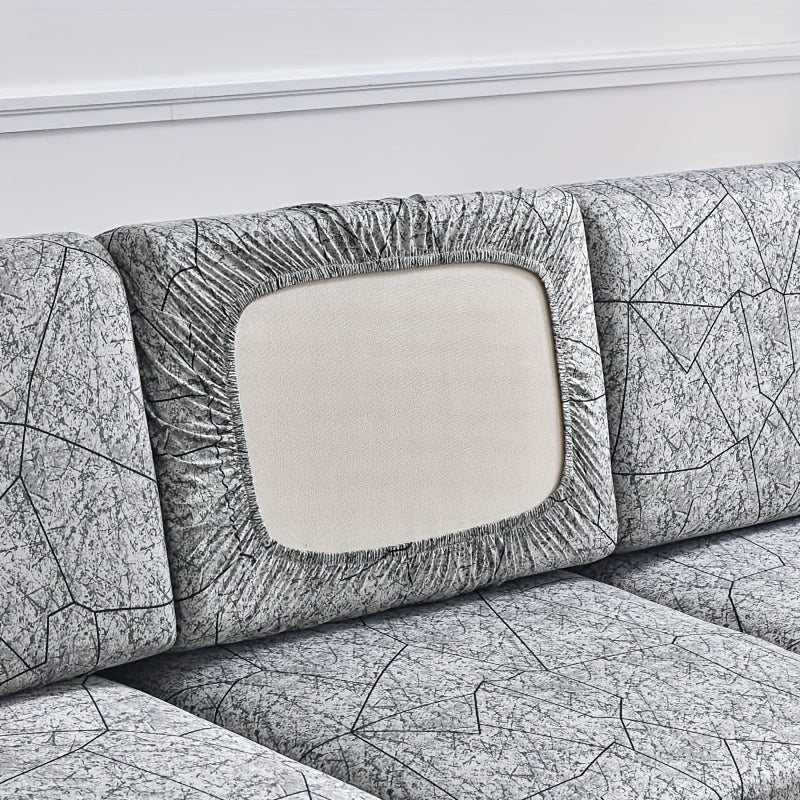 Housse de canapé légère extensible en fibre de lait pour canapé d'angle, autre coloris