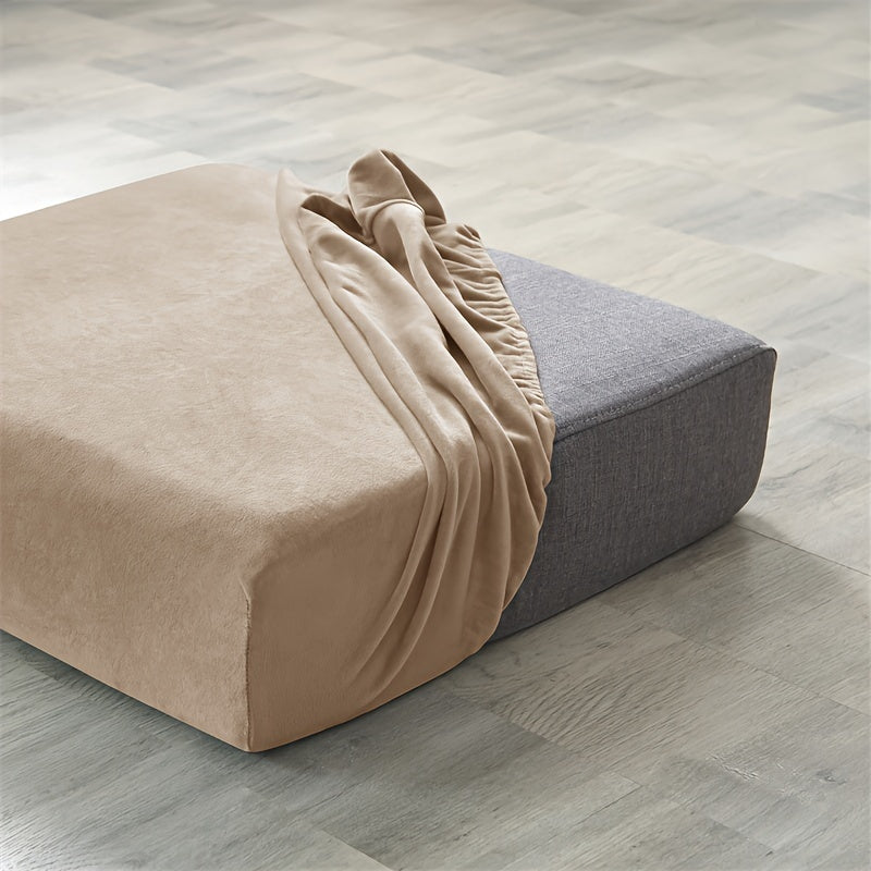 Housse de coussin extensible en velours antidérapante, tissu de 200 à 250 g/m² Image