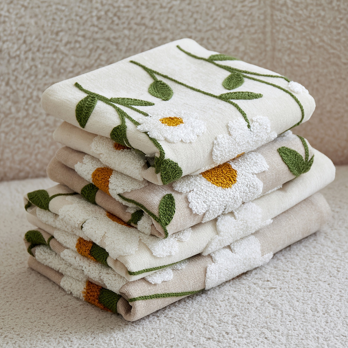 Housse de coussin en chenille à fermeture éclair, gros plan sur le tissu