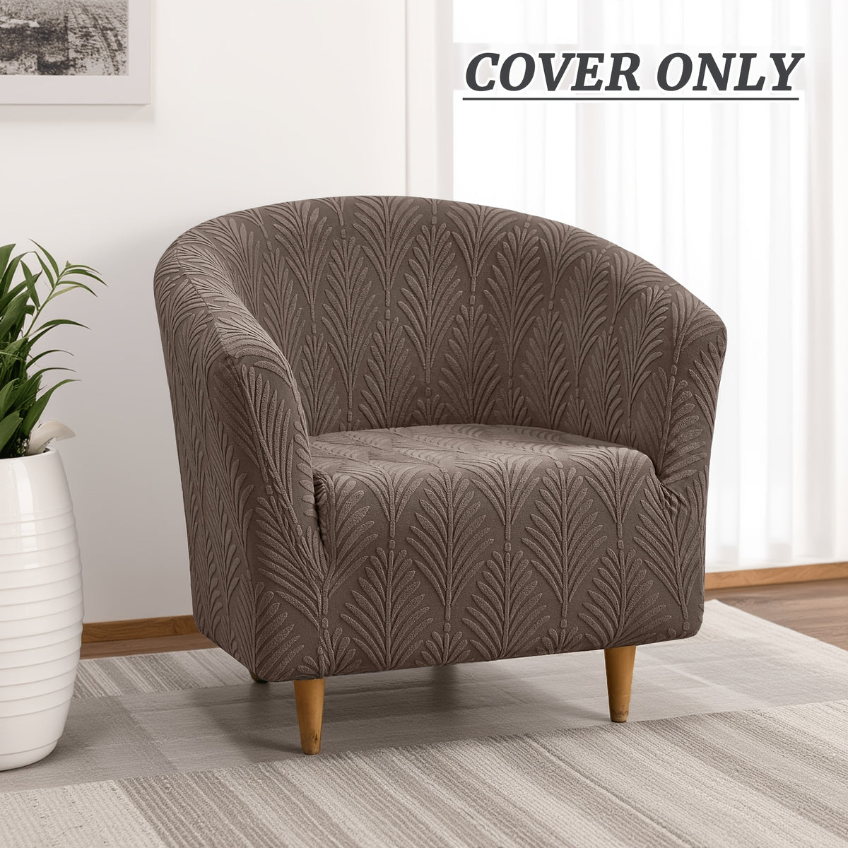 Housse de canapé extensible en polaire jacquard pour fauteuil, tissu de 160 à 180 g/m²