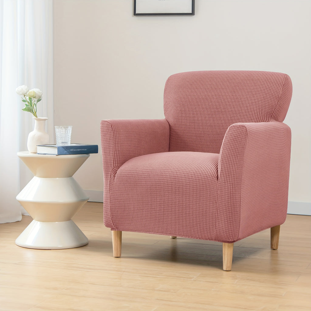 Housse de canapé extensible en velours côtelé pour fauteuil, tissu de 180 à 200 g/m²