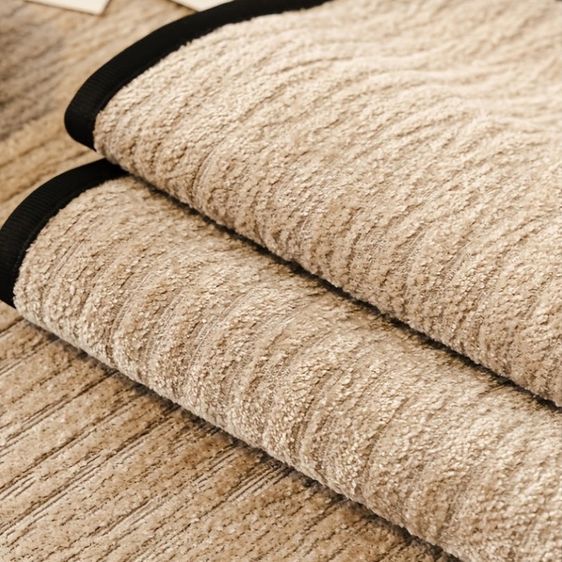 Housse de canapé épaisse en chenille jacquard antidérapante, housse posée