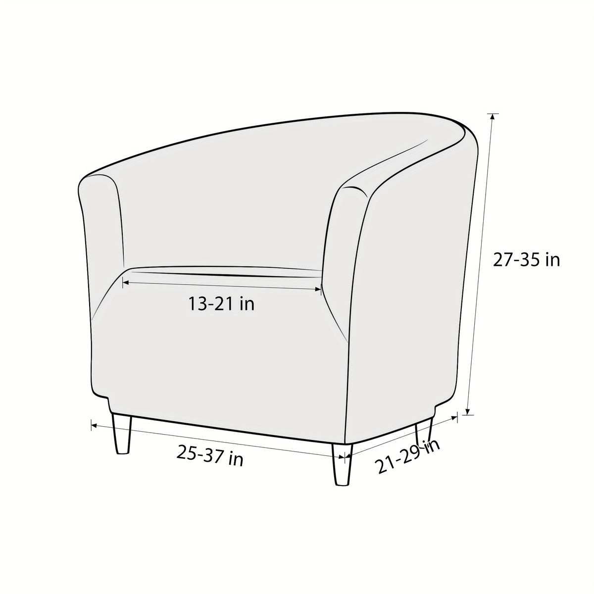 Housse de canapé extensible en polaire jacquard pour fauteuil, visuel produit