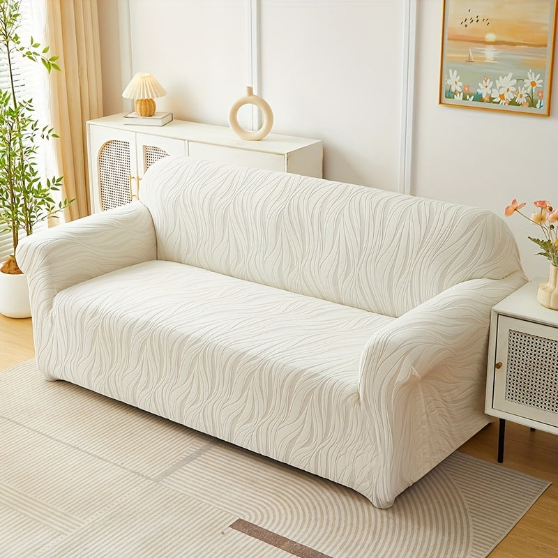 Housse de canapé extensible en tissu matelassé matelassée antidérapante, compatible fauteuil, canapé deux places, canapé trois places
