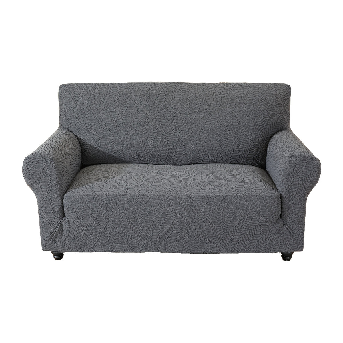 Housse de canapé extensible en polaire jacquard antidérapante au rendu glamour — détail de la matière : polaire Image