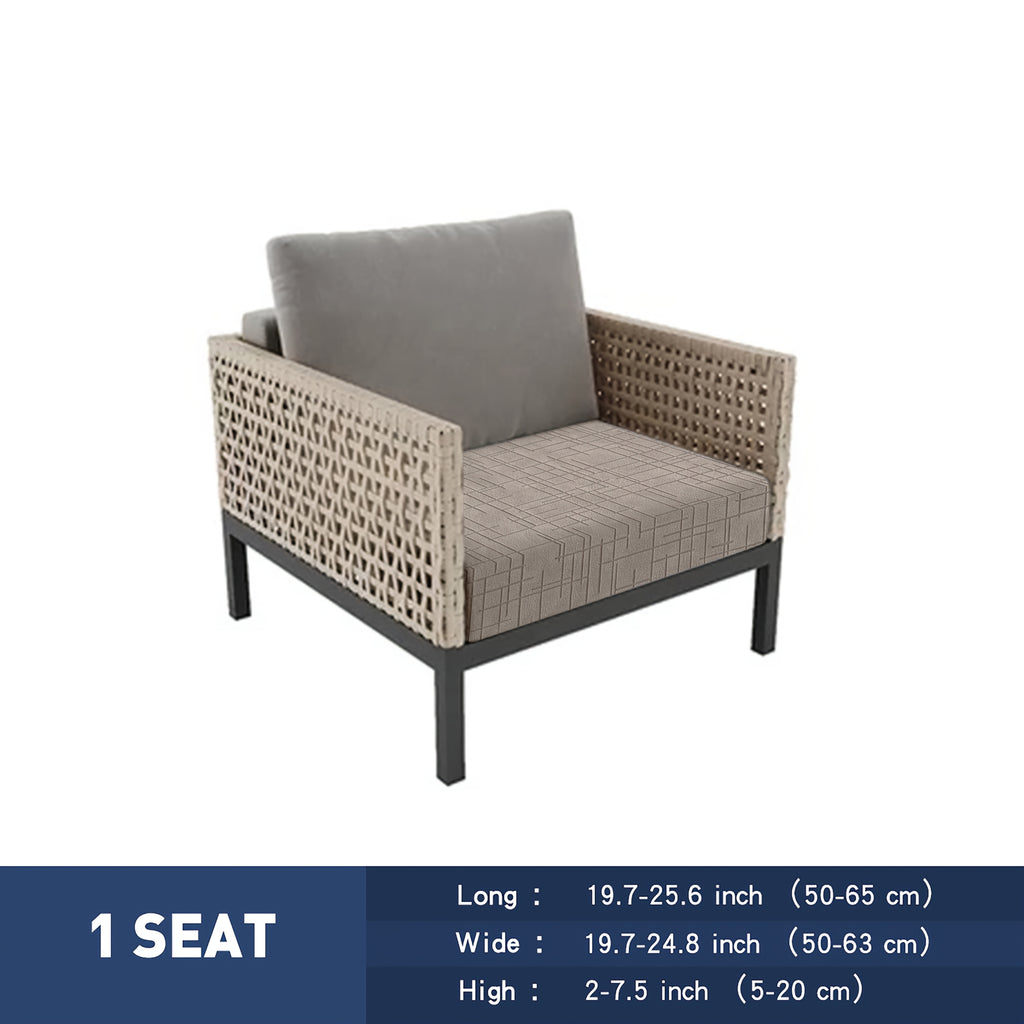 Housse de canapé extensible en polyester, vue de dos
