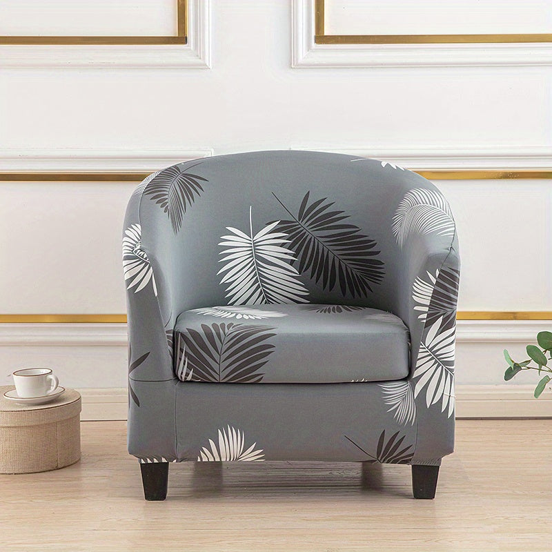 Housse de canapé extensible en fibre de lait à housses séparées pour fauteuil, gros plan sur le tissu