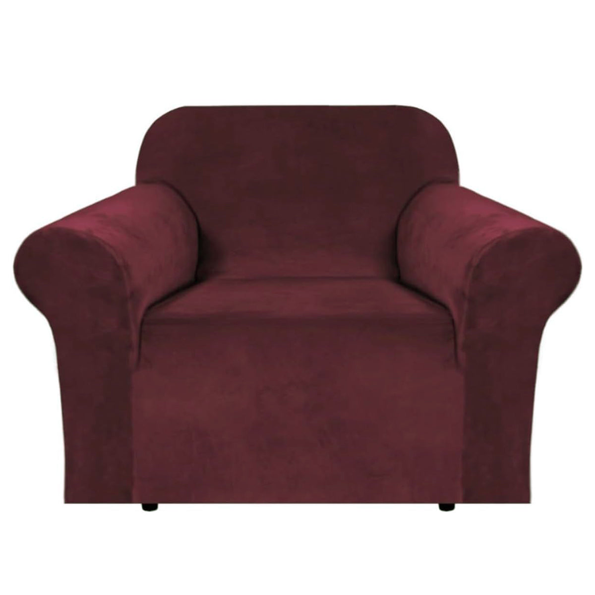 Housse de canapé épaisse extensible en velours pour fauteuil, compatible fauteuil
