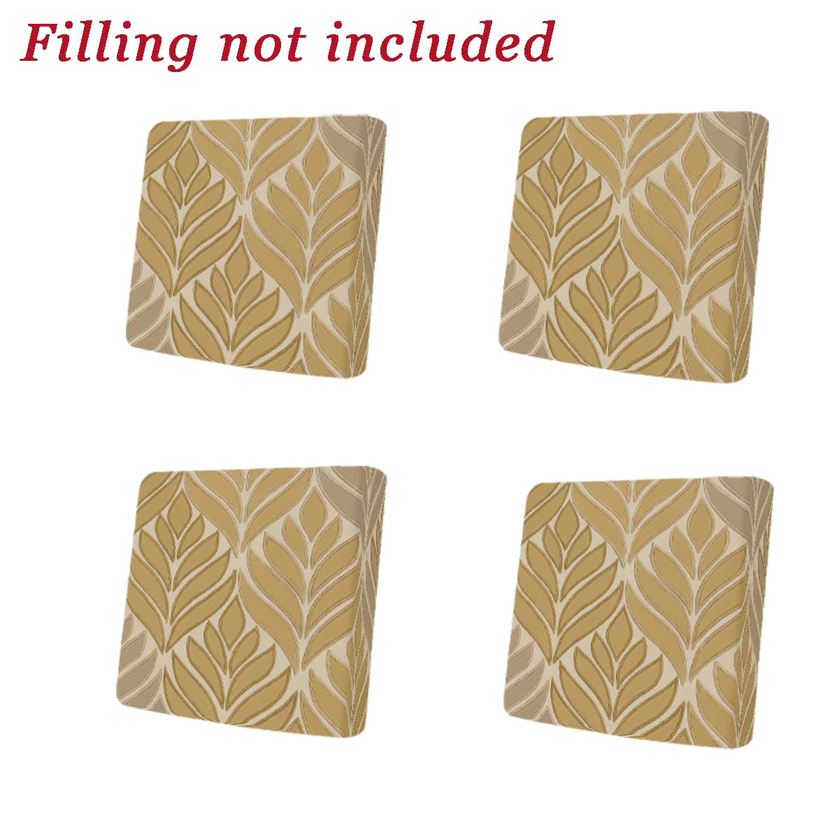 Housse de canapé en fibre de lait à motif feuillage, tissu de 140 à 160 g/m² Image