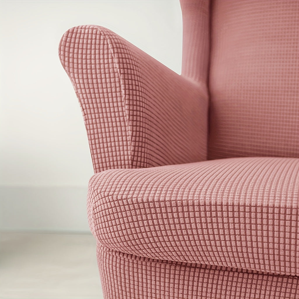 Housse de canapé épaisse extensible en velours côtelé jacquard pour fauteuil, visuel produit
