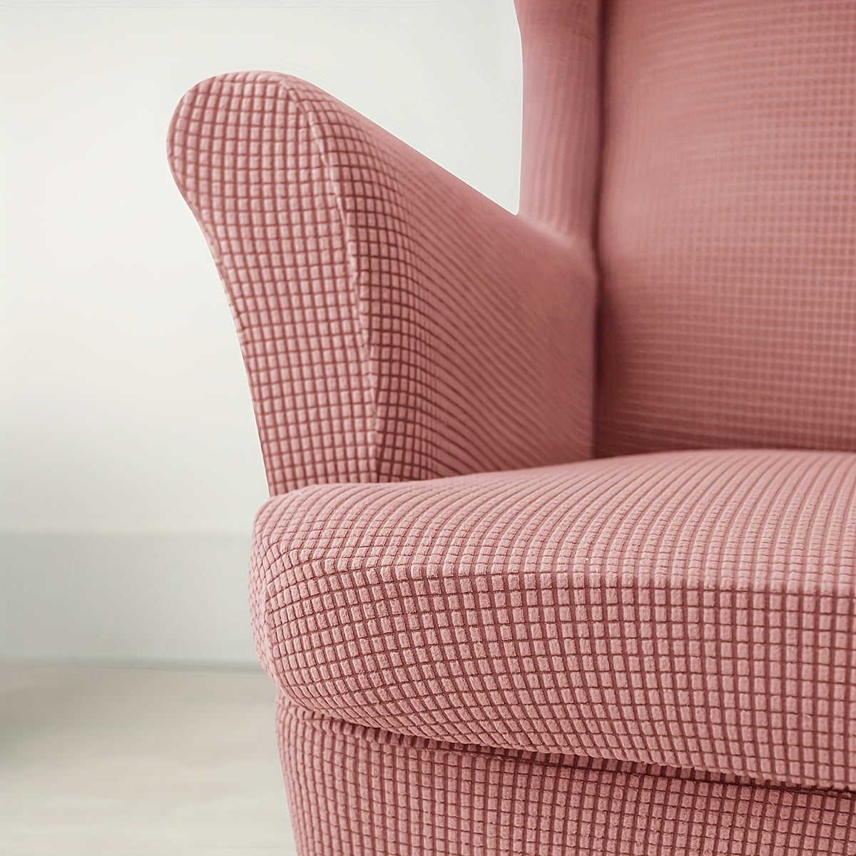 Housse de canapé épaisse extensible en velours côtelé jacquard pour fauteuil, visuel produit