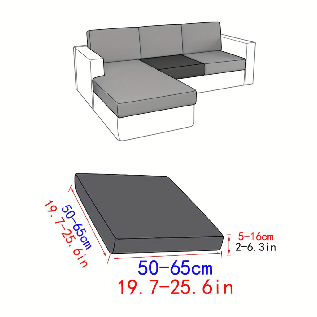 Housse de coussin extensible en velours pour fauteuil, visuel produit