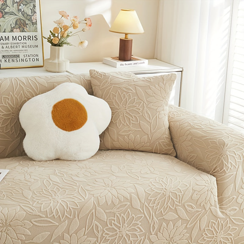 Housse de canapé épaisse extensible en jacquard, tissu de 200 à 250 g/m²