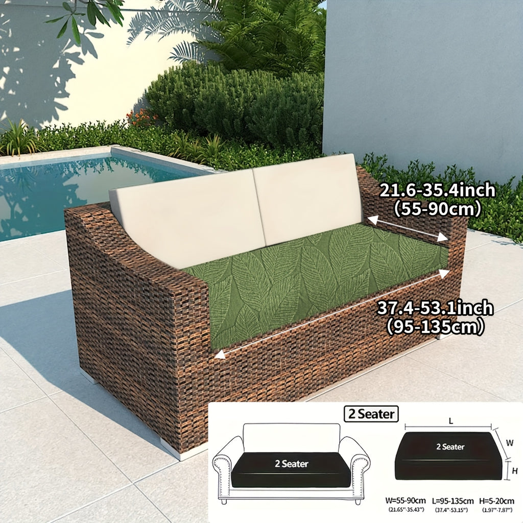 Housse de canapé extensible en polaire, vue de dos