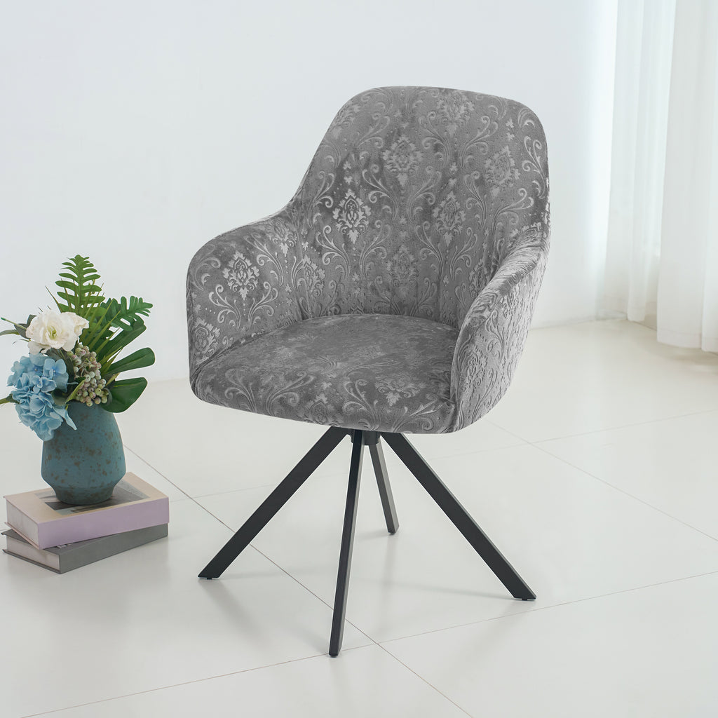Housse de canapé extensible en velours à maille gaufrée, vue d'ensemble