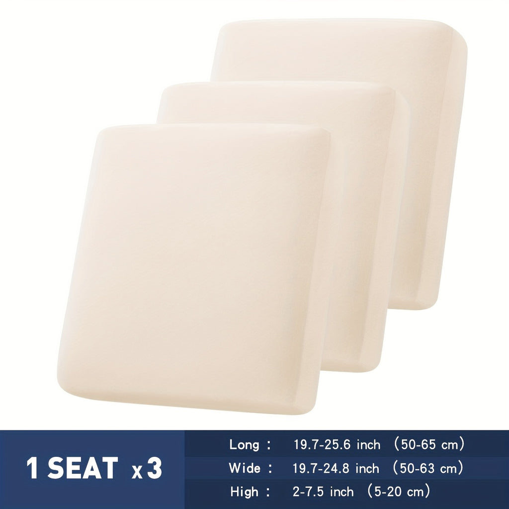 Housse de coussin légère extensible en fibre de lait, mise en situation