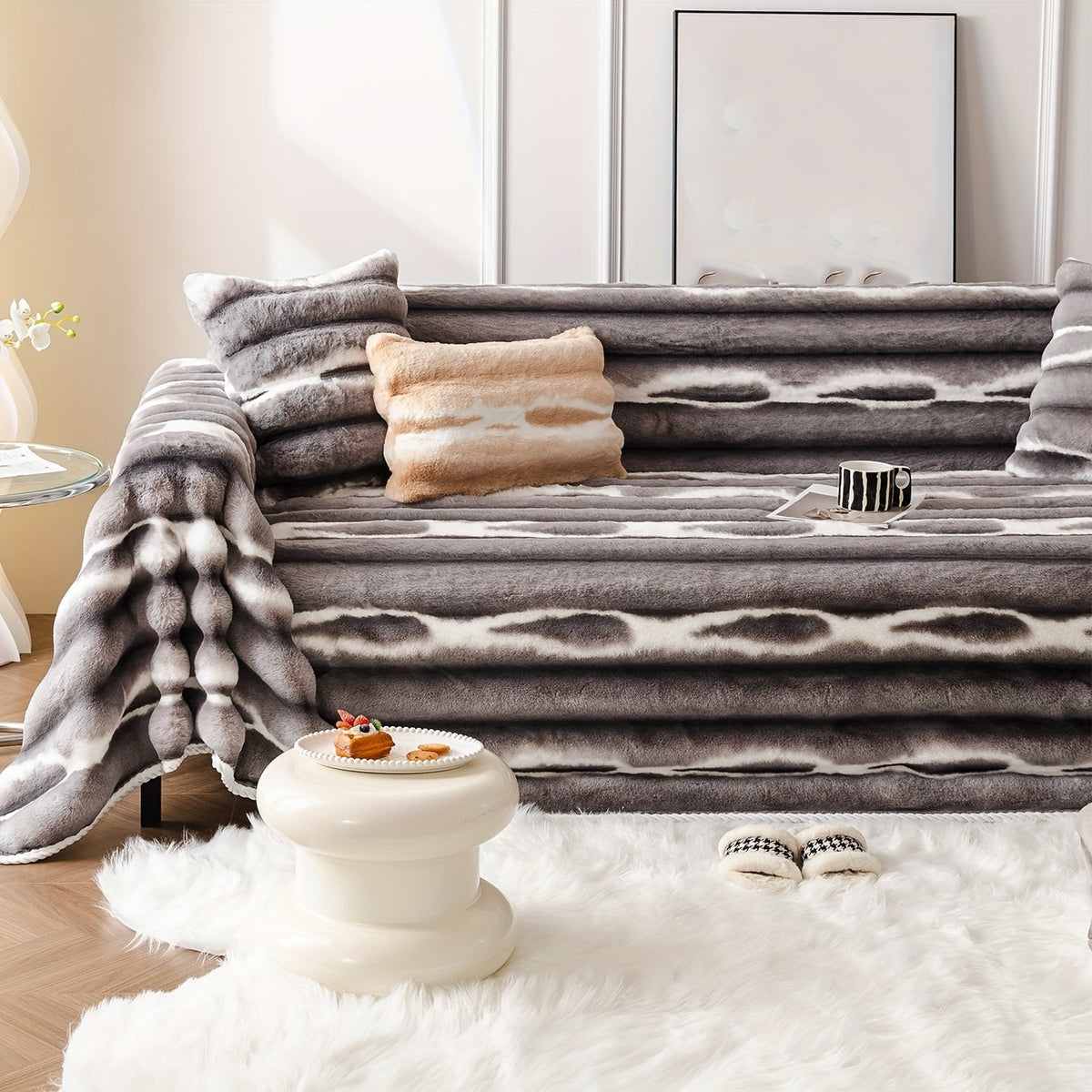 Housse de canapé en peluche Image
