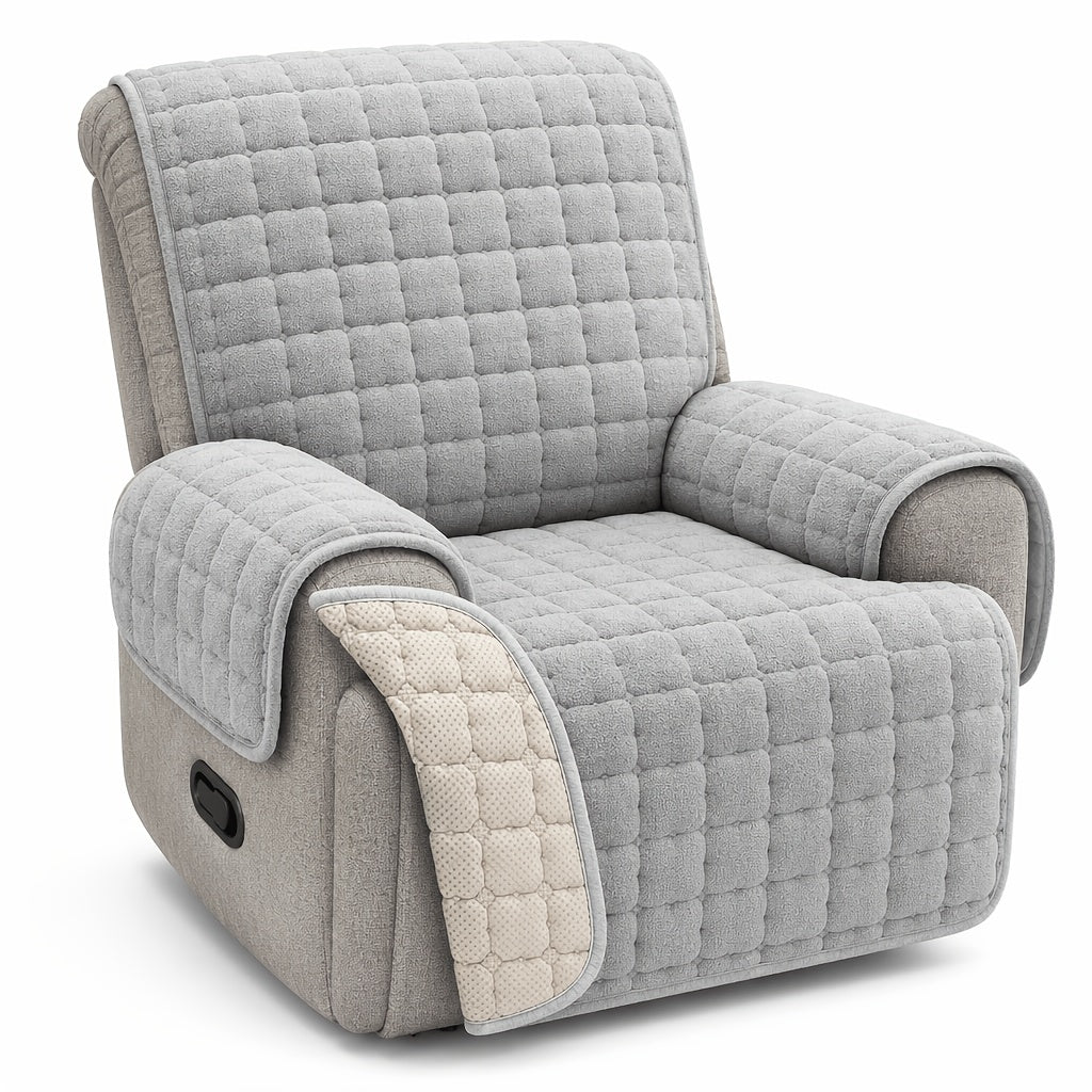 Housse de canapé antidérapante pour fauteuil, détail de la finition