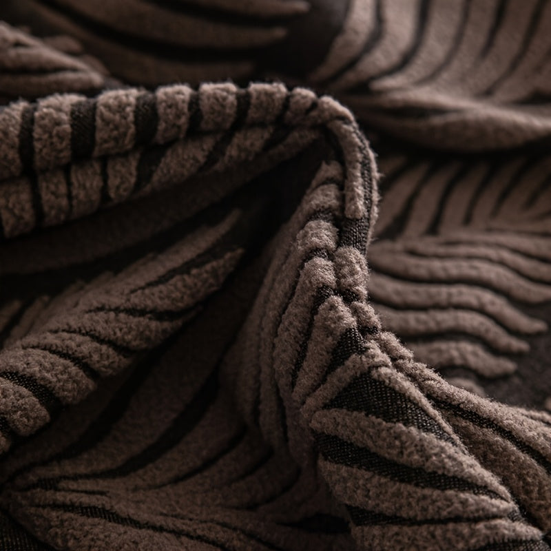 Housse de canapé en polaire jacquard antidérapante d'esprit bohème, visuel produit