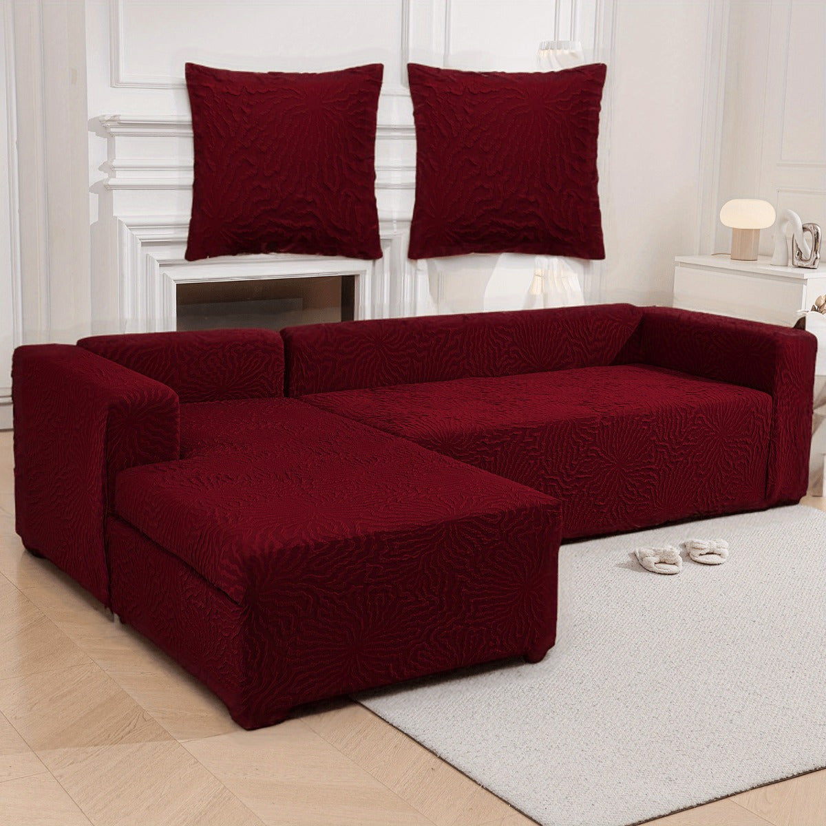 Housse de canapé légère en polyester, tissu de 100 à 120 g/m²