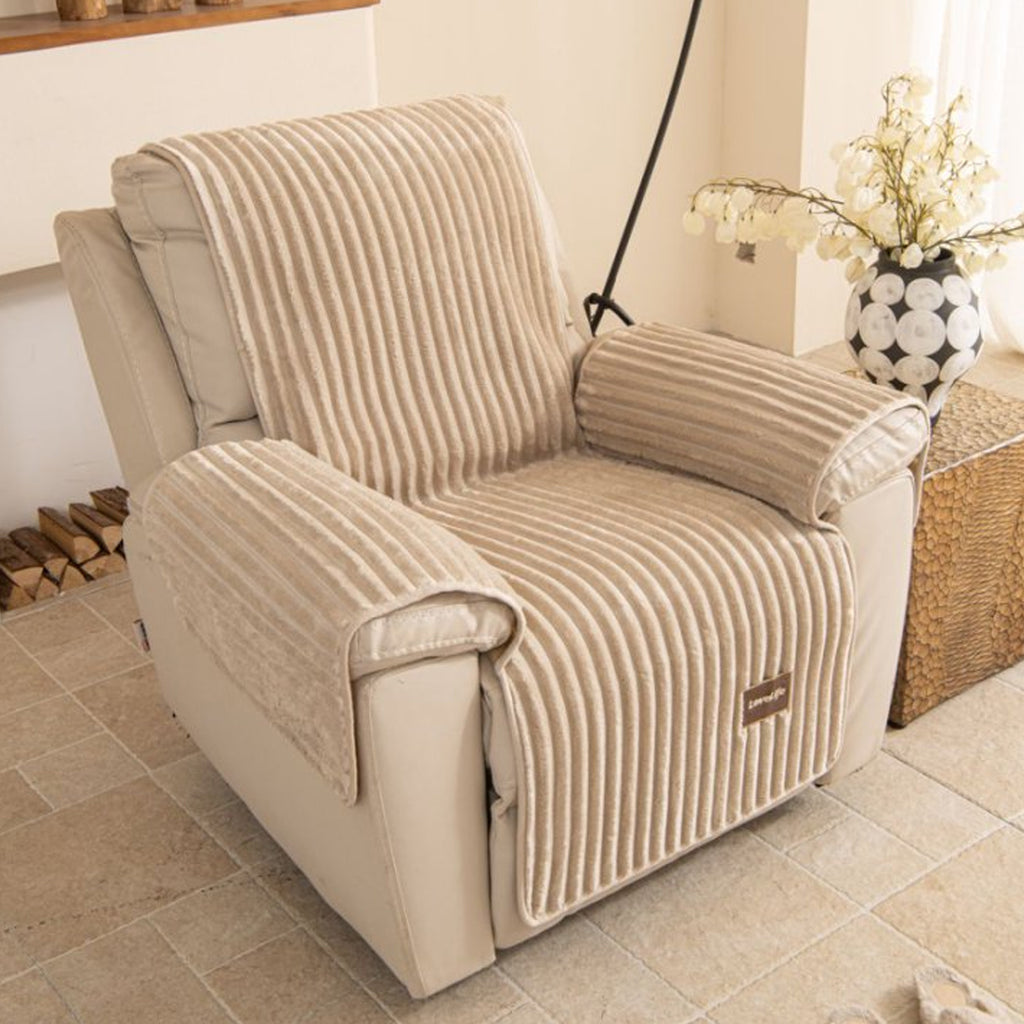 Housse de canapé à rayures pour fauteuil, tissu de 200 à 250 g/m²