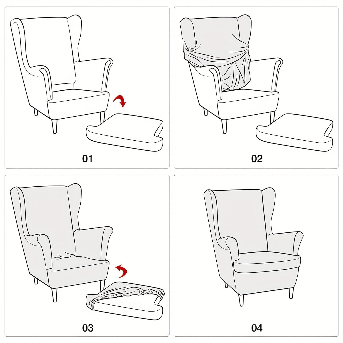 Housse de canapé épaisse extensible en velours côtelé jacquard pour fauteuil, gros plan sur le tissu