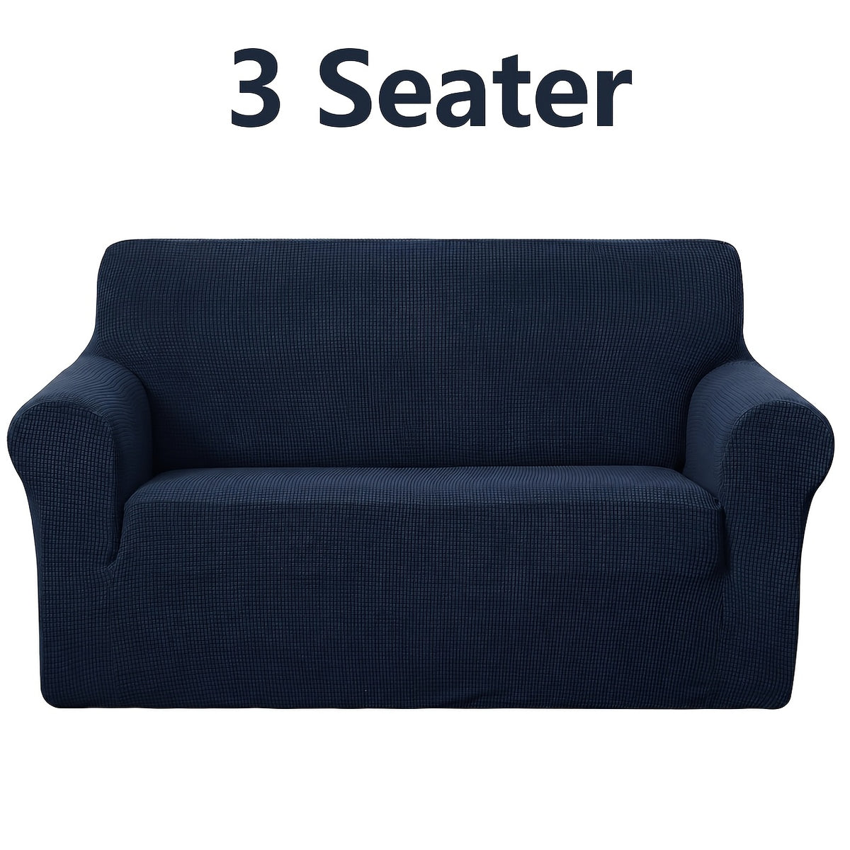 Housse de canapé extensible en polyester à carreaux, tissu de 200 à 250 g/m²